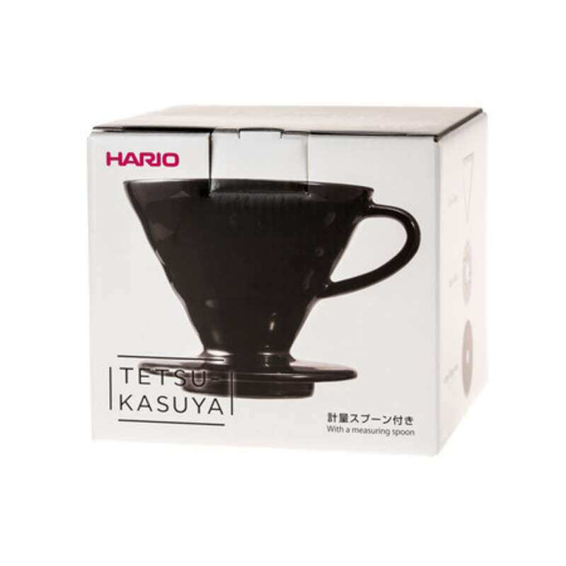 Пуровер HARIO V60 керамический черный 02 Tetsu Kasuya