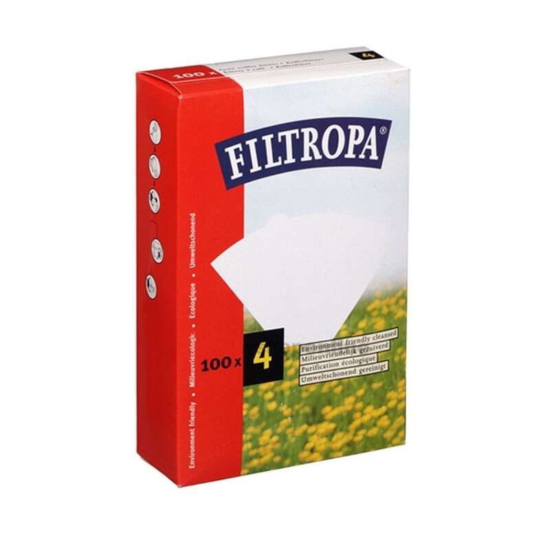 Фильтры бумажные Filtropa (Moccamaster) № 4, 100 шт