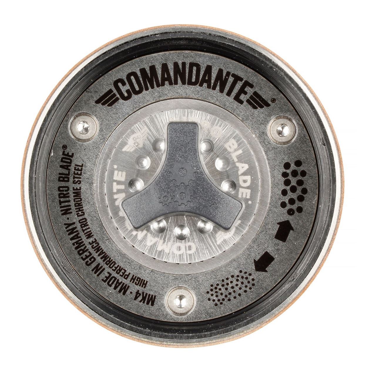 Autodante Pro (Comandante電動化) グレーver. Кавомолка ручна Comandante grinder c40 mk3 Nitro Blade American